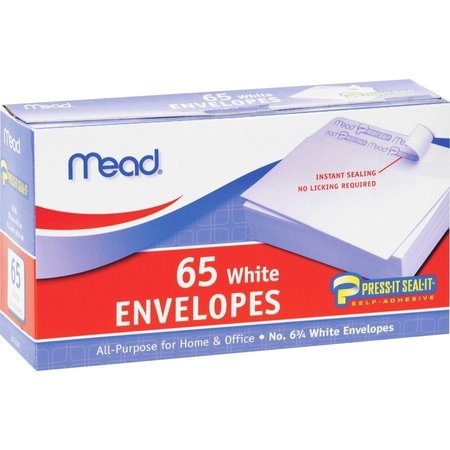 MEAD Envelopes, Plain, Prs&Sl, #6.7 Pk MEA75028